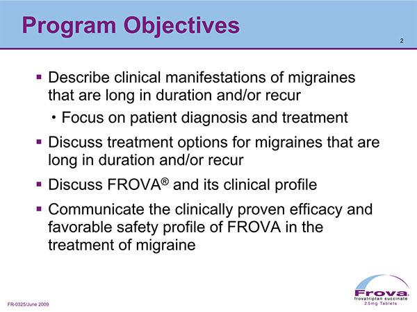 Migraine Management Training Presentation | Medical Meeting PPT Slides