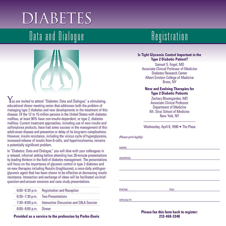 Diabetes Data and Dialogue Invitation (Inside)